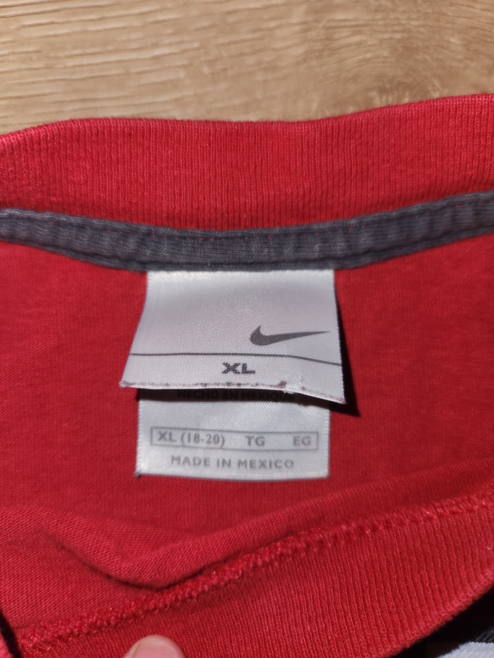 Vintage Y2K Nike Basketball Red Long Sleeve Youth Size Xtra Large Good Condition - Picture 5 of 8